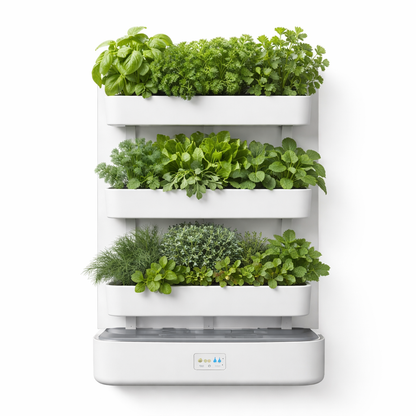 GreenAura LumaWall 3-Tier Herb Garden
