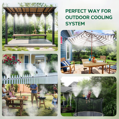 AquaVelo ProMist Elite Outdoor Cooling System