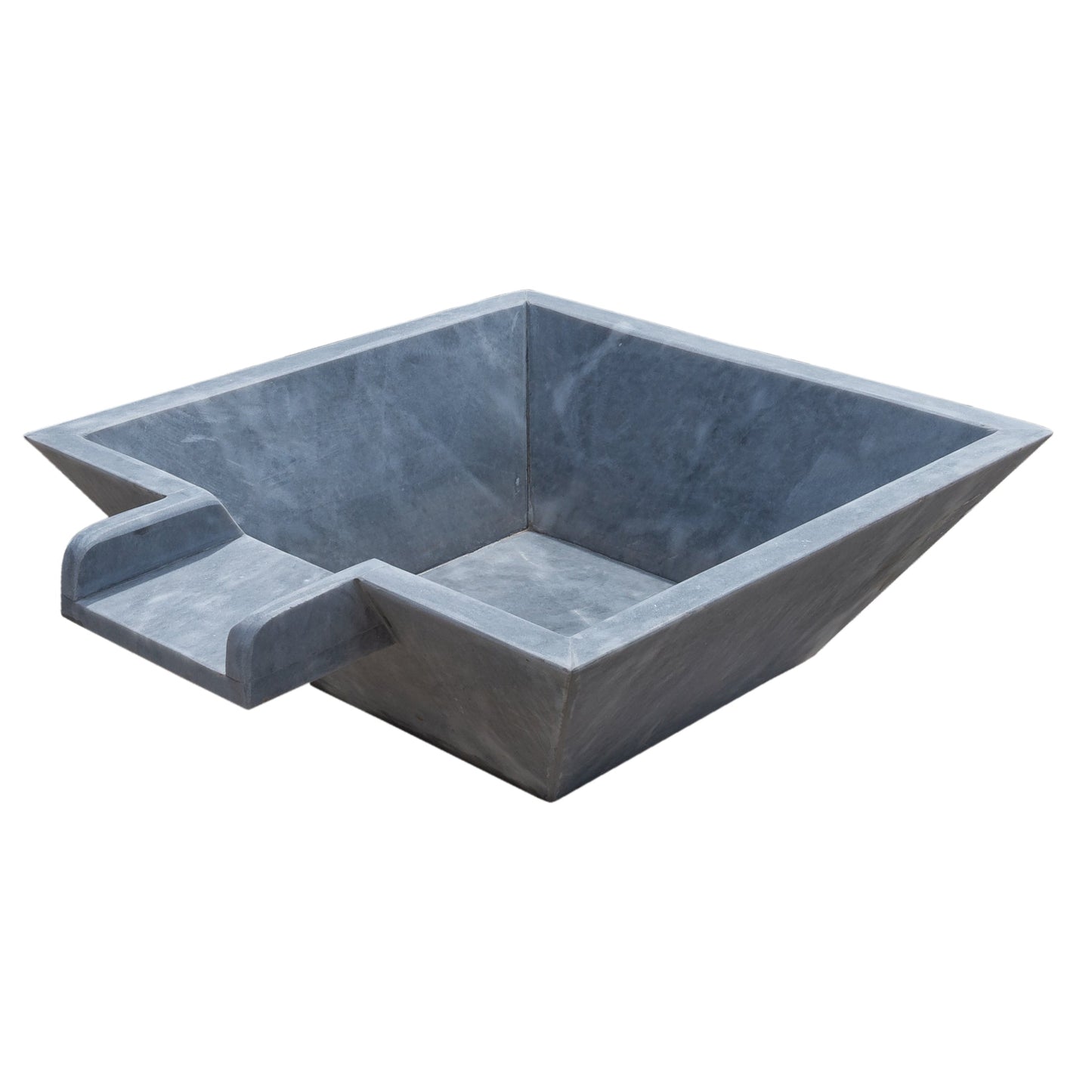 Bluestone Marble Natural Stone Pool Square Poolwok with Lip