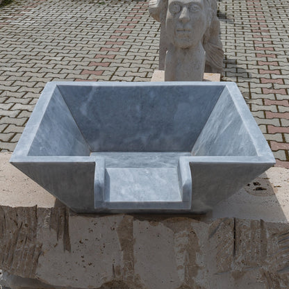 Bluestone Marble Natural Stone Pool Square Poolwok with Lip
